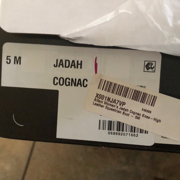 Alfani Jadah brown leather equestrian boot - Picture 4 of 4